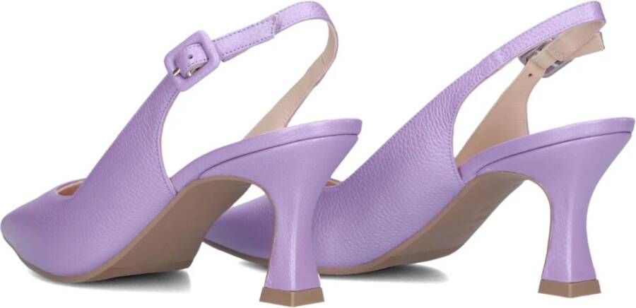 Lodi Lila Leren Hakken Purple Dames