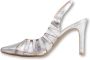 Lodi Vinyl en leren slingback pumps Gray Dames - Thumbnail 2