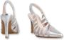 Lodi Vinyl en leren slingback pumps Gray Dames - Thumbnail 3