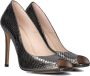 Lodi Pumps Stiletto Dames Damesschoenen Leer Slangenprint Blokhak hoogte 10 cm Wolis te Lood - Thumbnail 2