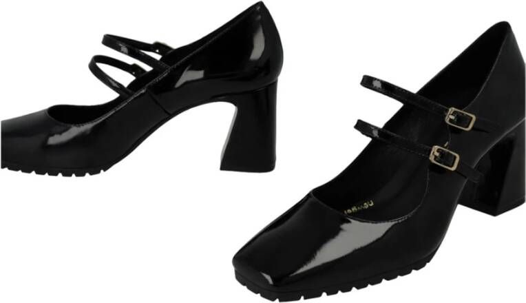 Lodi Zwarte lakleren jurkschoenen Black Dames