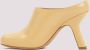 Loewe Beige Leren Enkellaarzen Terra Hak Beige Dames - Thumbnail 2