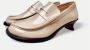 Loewe Beige Leren Loafers Beige Dames - Thumbnail 4