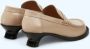 Loewe Beige Leren Loafers Beige Dames - Thumbnail 7