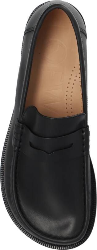 Loewe Campo leren loafers Black Heren