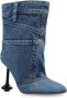 Loewe Denim enkellaarzen 'Toy' Blue Dames - Thumbnail 4