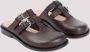 Loewe Donkerbruine Mary Jane Mule Schoenen Brown Dames - Thumbnail 3