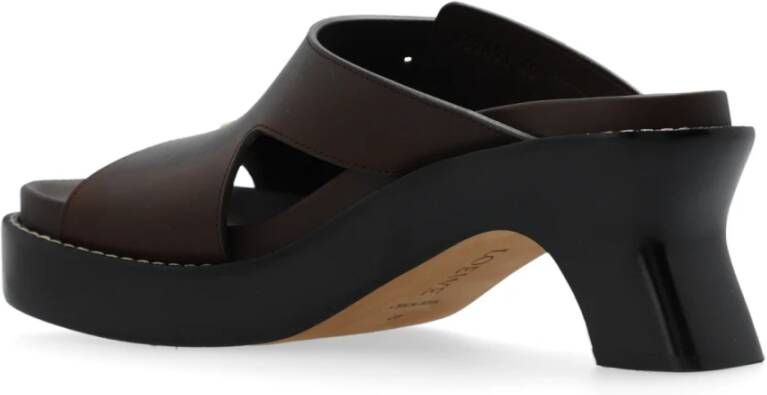 Loewe Ease heeled muiltjes Brown Dames