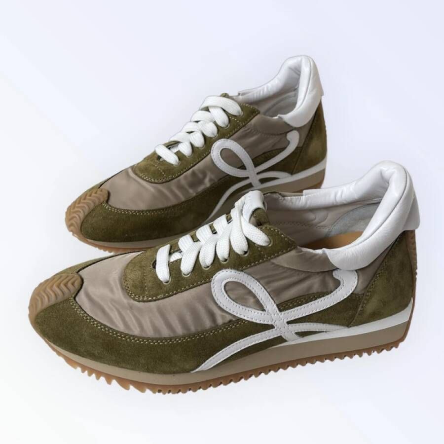 Loewe Groene Runner Sneaker Schoenen Nieuw Doos Green Dames