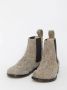 Loewe Groene Suede Chelsea Enkellaarzen Beige Dames - Thumbnail 2