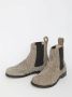 Loewe Groene Suede Chelsea Enkellaarzen Beige Dames - Thumbnail 5