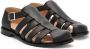 Loewe Leren sandalen met enkelband Black Heren - Thumbnail 2