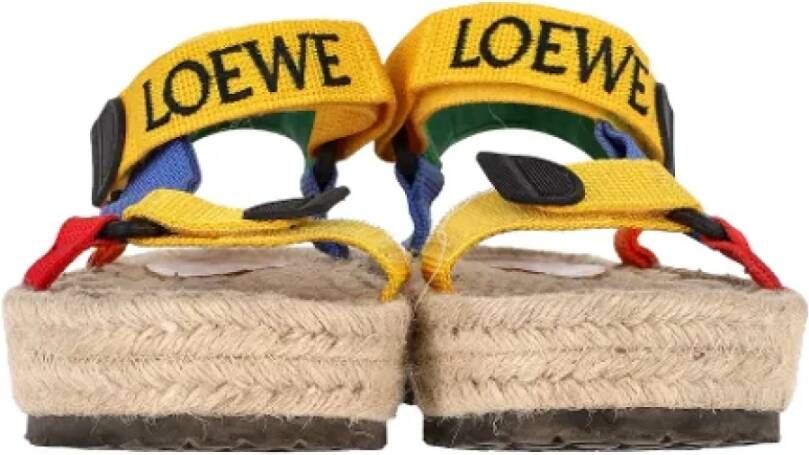 Loewe Pre-owned Canvas espadrilles Multicolor Dames