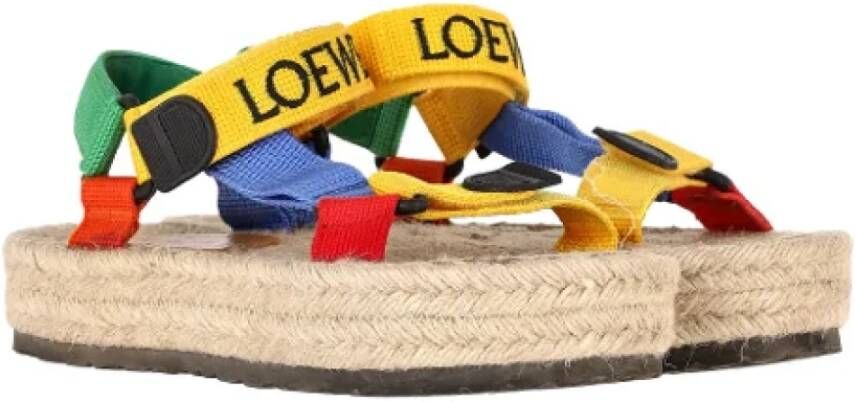 Loewe Pre-owned Canvas espadrilles Multicolor Dames