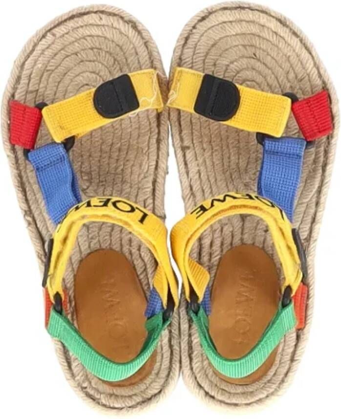 Loewe Pre-owned Canvas espadrilles Multicolor Dames