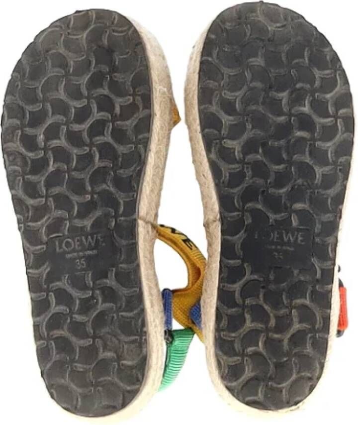 Loewe Pre-owned Canvas espadrilles Multicolor Dames