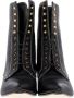 Loewe Pre-owned Leather boots Black Dames - Thumbnail 3