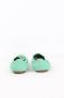 Loewe Pre-owned Leather flats Green Dames - Thumbnail 2