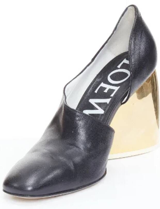 Loewe Pre-owned Leather heels Black Dames