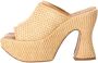 Loewe Pre-owned Raffia heels Brown Dames - Thumbnail 2