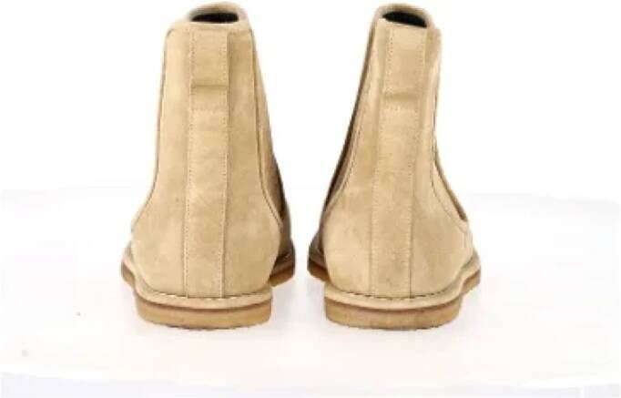 Loewe Pre-owned Suede boots Beige Dames