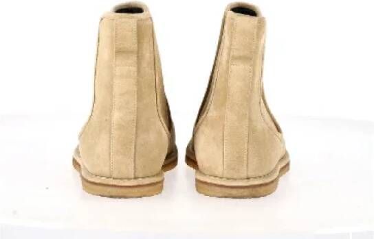 Loewe Pre-owned Suede boots Beige Heren