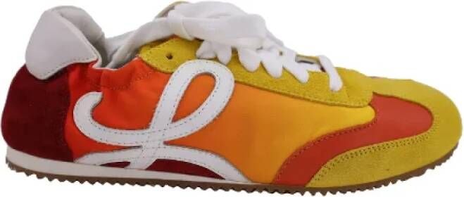 Loewe Pre-owned Suede sneakers Multicolor Dames