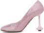 Loewe Rhinestone Pump met Petal Toe Pink Dames - Thumbnail 4