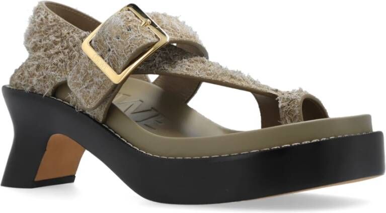 Loewe Sandalen met hak Green Dames