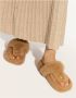 Loewe Shearling flip-flops Brown Dames - Thumbnail 2