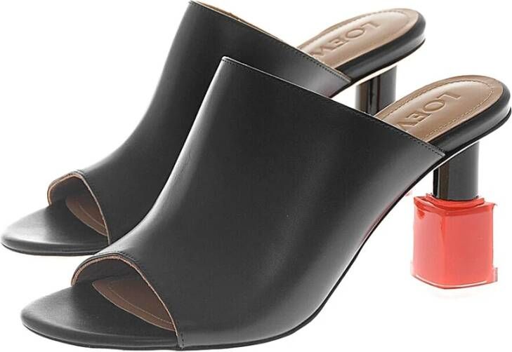 Loewe Stijlvolle Sandalen voor Vrouwen Black Dames