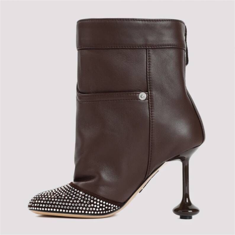 Loewe Strassed Enkellaars Brown Dames