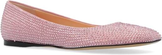 Loewe Toy suède ballerina's Pink Dames