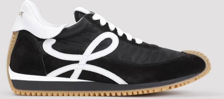 Loewe Zwart Wit Flow Runner Sneakers Black Dames