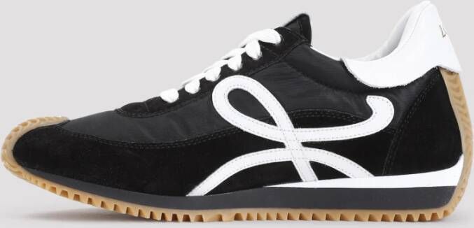 Loewe Zwart Wit Flow Runner Sneakers Black Dames