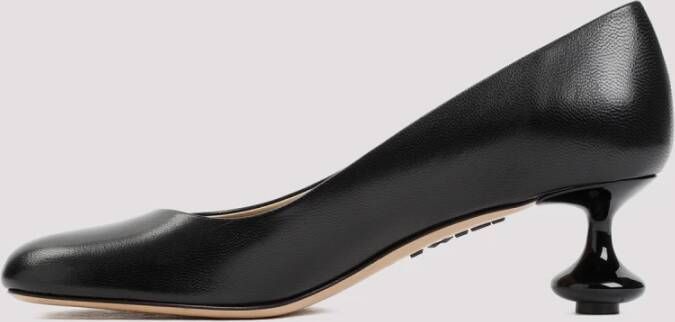 Loewe Zwarte Geitenhuid Pumps Black Dames