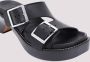 Loewe Zwarte Heel Slide 90 Black Dames - Thumbnail 4