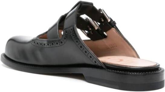 Loewe Zwarte Mary-Jane Mule Sandalen Black Dames