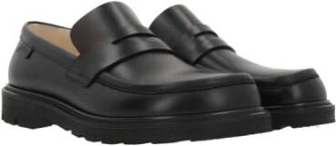 Loewe Zwarte Penny Mocassin Platte Schoenen Black Dames