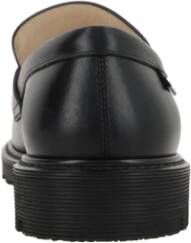 Loewe Zwarte Penny Mocassin Platte Schoenen Black Dames