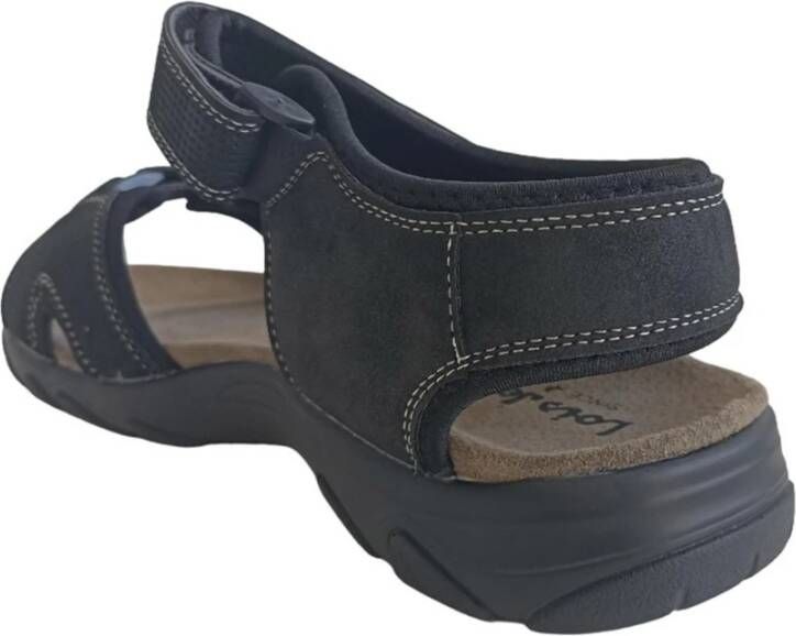 Lois Zwarte Casual Herensandalen Black Heren