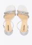 Lola Cruz Crème Leren Juweel Sandalen Beige Dames - Thumbnail 3