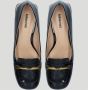 Lola Cruz Elegante lakleren mocassin met metalen detail Black Dames - Thumbnail 4