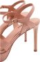 Lola Cruz Elegante Leren Hoge Hak Sandalen Roze Dames - Thumbnail 4