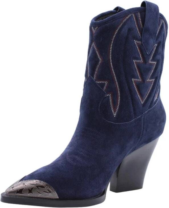 Lola Cruz Stijlvolle Boot voor februari Blue Dames