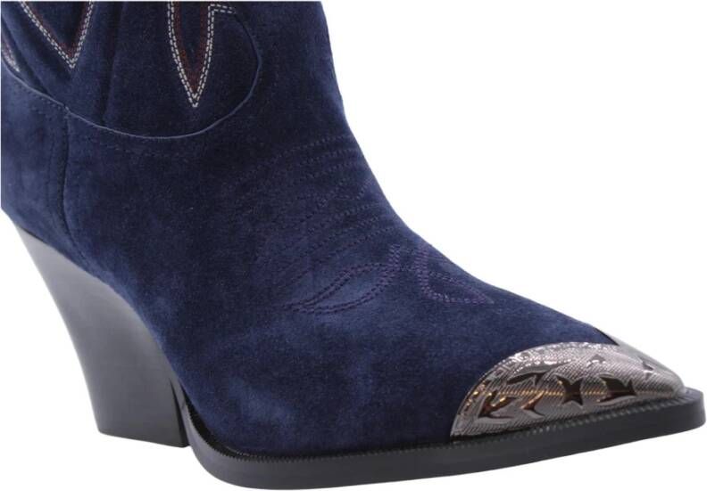 Lola Cruz Stijlvolle Boot voor februari Blue Dames