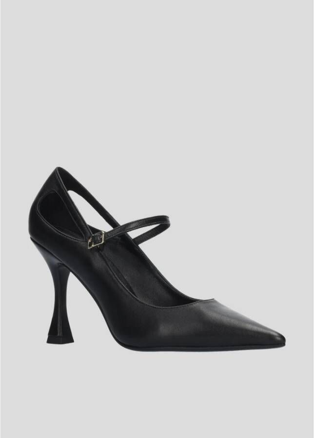 Lola Cruz Zwarte hakken schoenen Black Dames