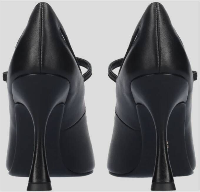 Lola Cruz Zwarte hakken schoenen Black Dames