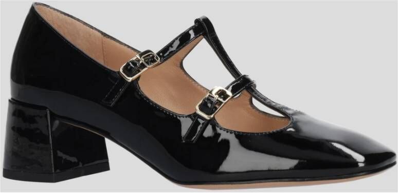 Lola Cruz Zwarte Leren Sandalen Black Dames