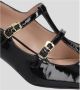 Lola Cruz Zwarte Leren Sandalen Black Dames - Thumbnail 3